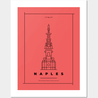 Naples Minimal Poster Posters and Art